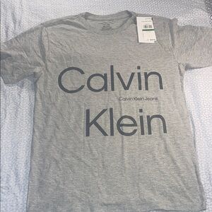 Calvin Klein Gray Boys  L 14-16 T-Shirt